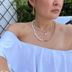 Ashlyn Freshwater Pearl Necklace-Necklaces-The Songbird Collection