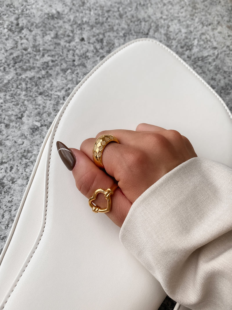 Checkmate Chunky Ring-Rings-The Songbird Collection