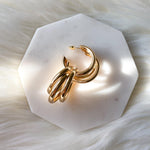 Mika 3 Hoop Earrings-Earrings-The Songbird Collection