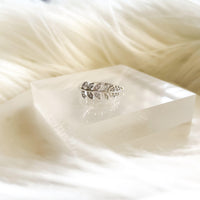 Bejeweled Vine Leaves Ring-Rings-The Songbird Collection