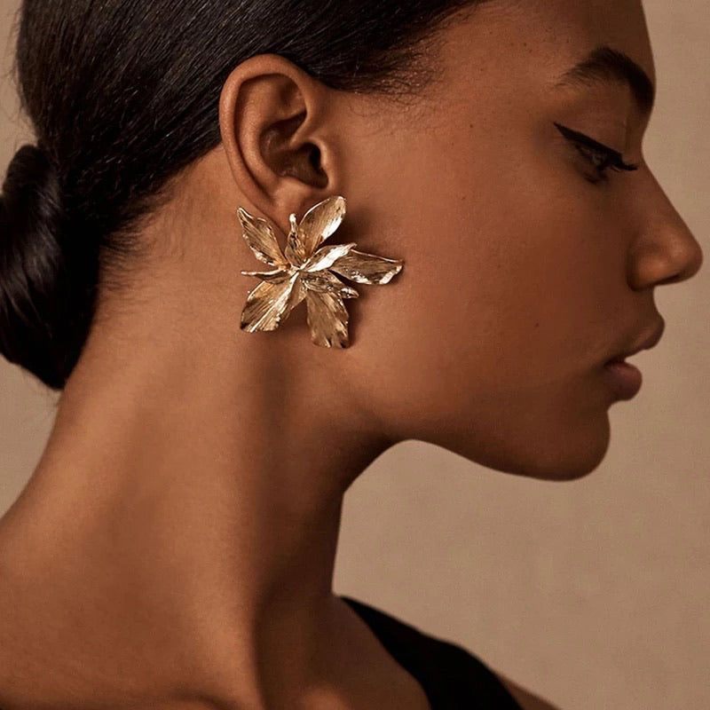 Calla Statement Earrings-Earrings-The Songbird Collection