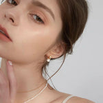 Amara Mini Pearl Huggies-Earrings-The Songbird Collection