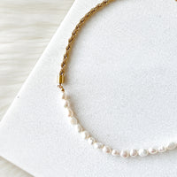 Ashlyn Freshwater Pearl Necklace-Necklaces-The Songbird Collection