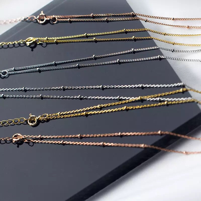 Satellite Beads 925 Sterling Silver Choker - The Songbird Collection 