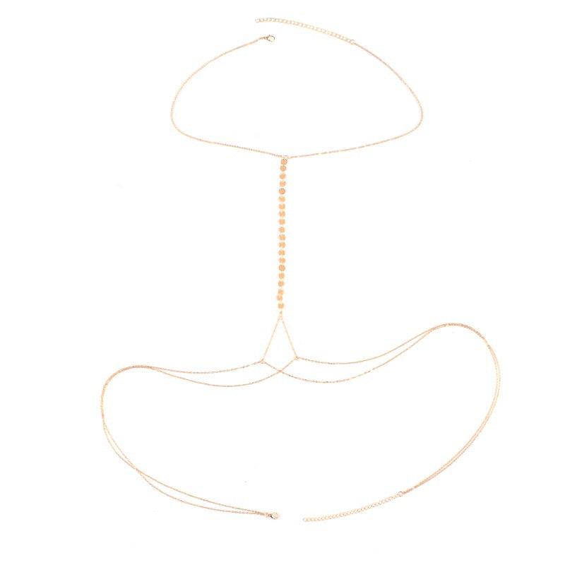 Disc Charm Body Chain - Gold & Silver RESTOCKED! - The Songbird Collection 