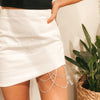 Drippin Glam Rhinestone Leg Chain - The Songbird Collection 