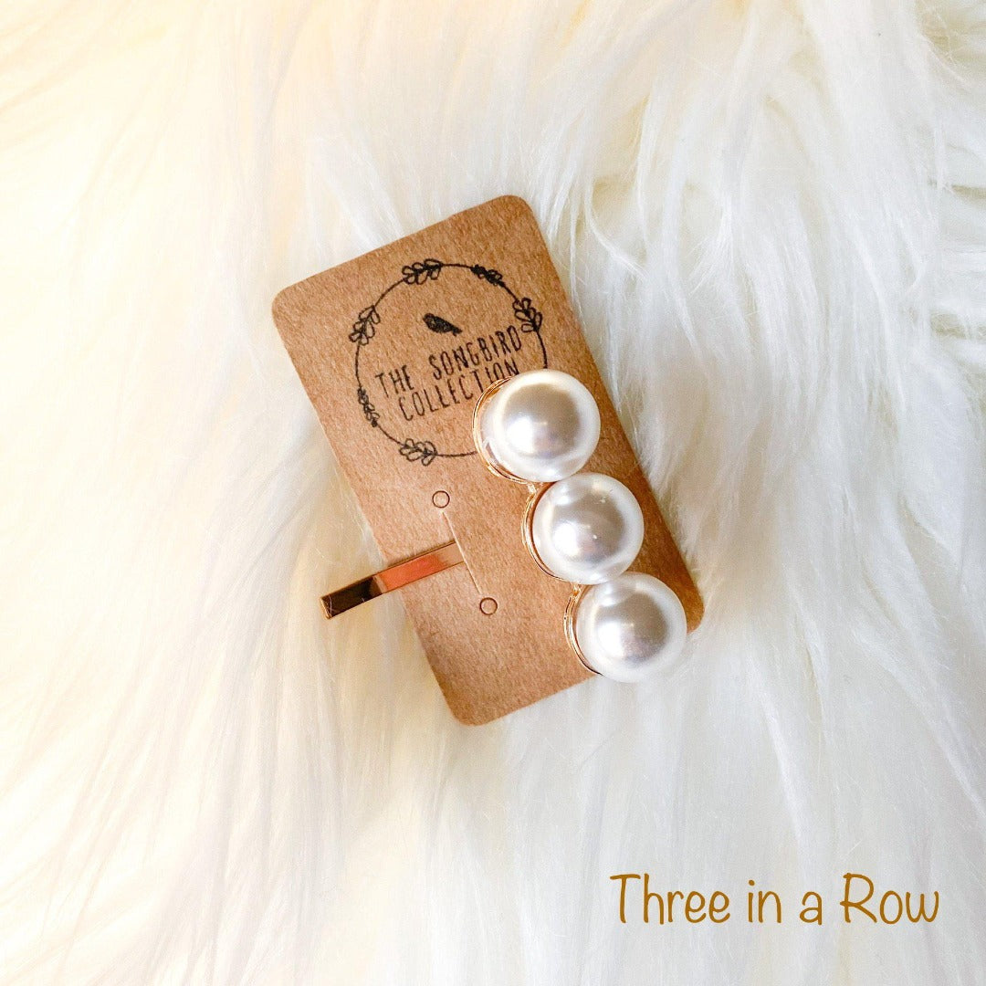 Milano Pearl Hair Pins - 3 Styles! - The Songbird Collection 