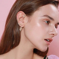 Laurel Leaf Ear Hook / Ear Cuff-Earrings-The Songbird Collection