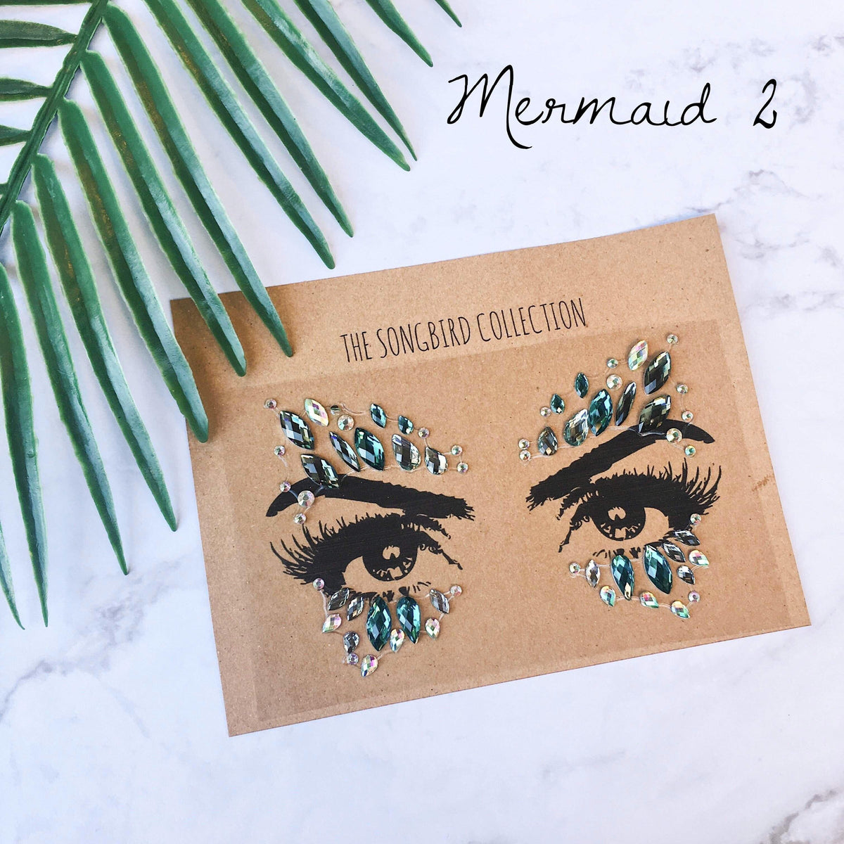 Mermaid Face Gems - 5 Designs! - The Songbird Collection 