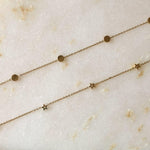 Circles or Stars Stainless Steel Choker Necklace - Low Stock! - The Songbird Collection 