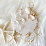 Sea Shore Breeze Asymmetric Earrings - The Songbird Collection 