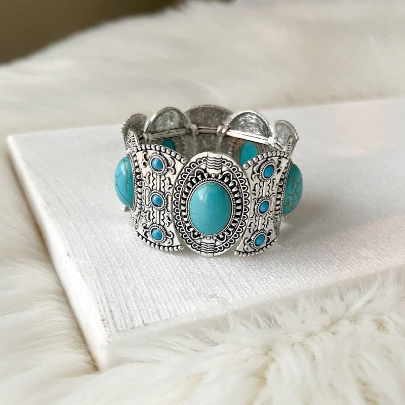 Toria Turquoise Bracelet - 4 Colors! - The Songbird Collection 