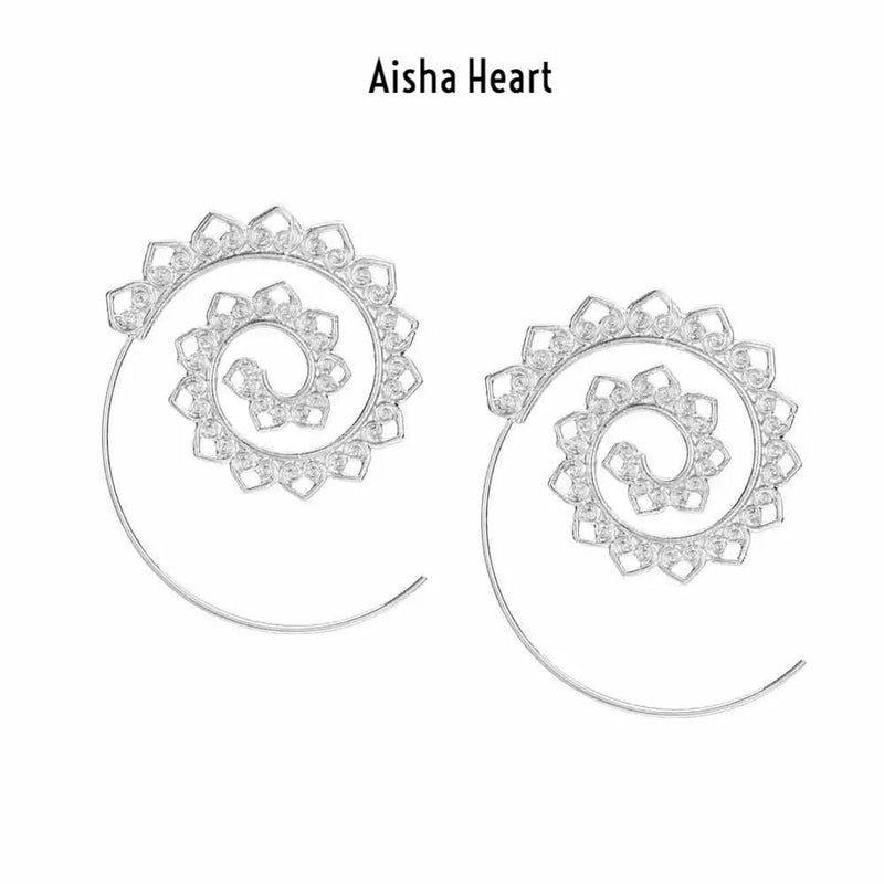 Aisha Swirl Earrings - 4 Bohemian Styles LOW STOCK! - The Songbird Collection 