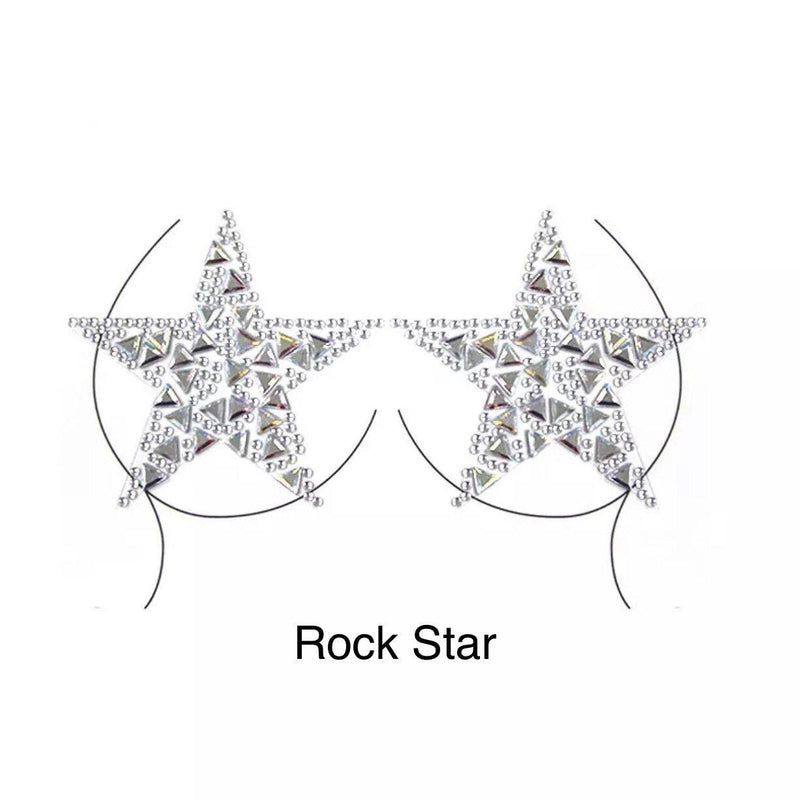 Peekaboo Rockstar Pasties - 7 Styles – The Songbird Collection