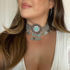 Boho Flower Statement Choker - 4 Colors-Necklaces-The Songbird Collection