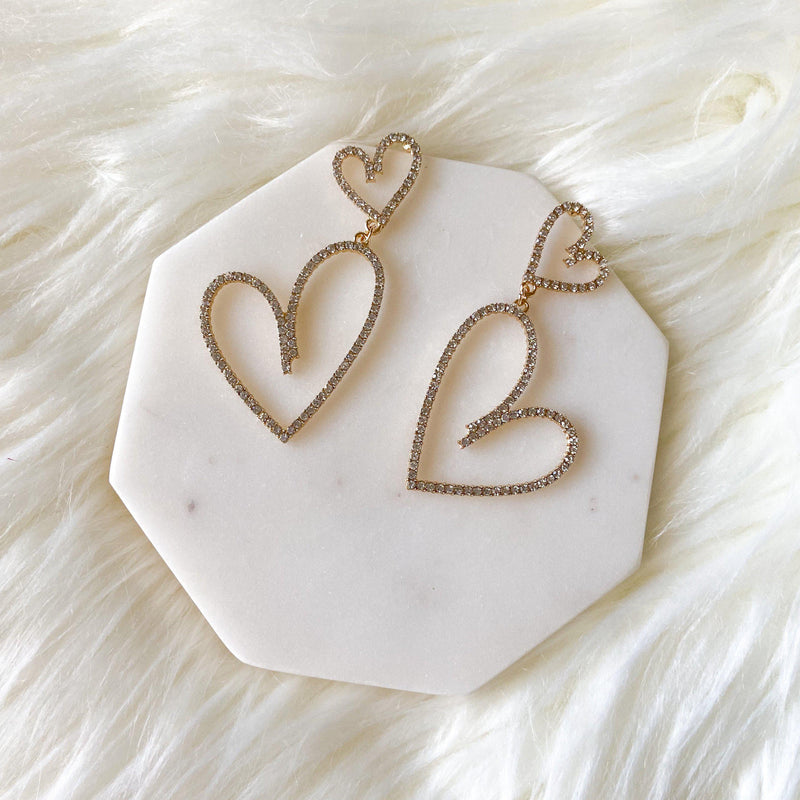 Be Mine Heart Earrings - LOW STOCK! - The Songbird Collection 