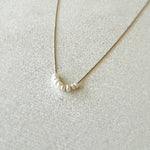 Amerie Pearl Seed Beads Necklace - NOW IN SILVER TOO!