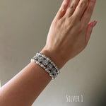 Priya Vintage Metal Bracelet - The Songbird Collection 