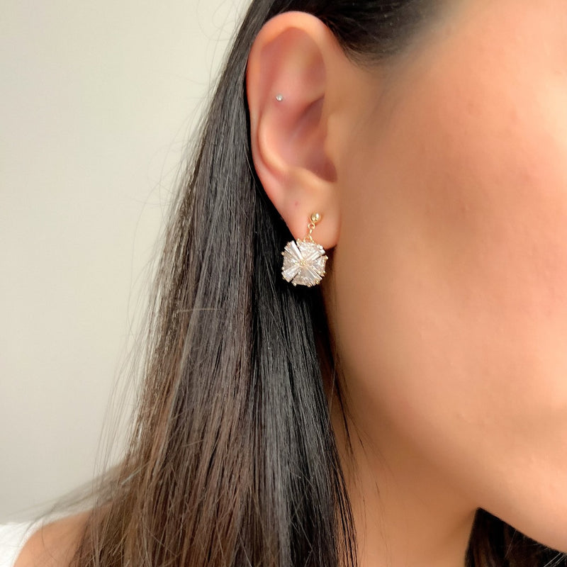 Nara Crystal Earrings-Earrings-The Songbird Collection