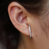 Layla Earlobe Hugger Earrings 925 Sterling Silver - The Songbird Collection 
