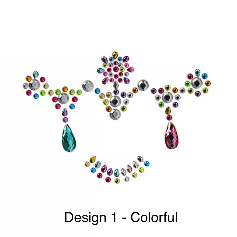 Belly Button Design 1 Colorful - 3 LEFT