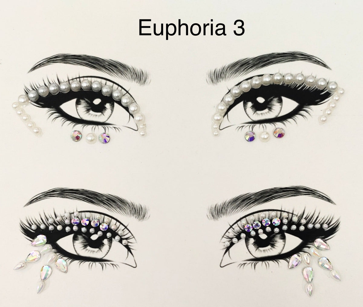 Euphoria Eye Jewels - 11 Designs-Body Jewelry-The Songbird Collection