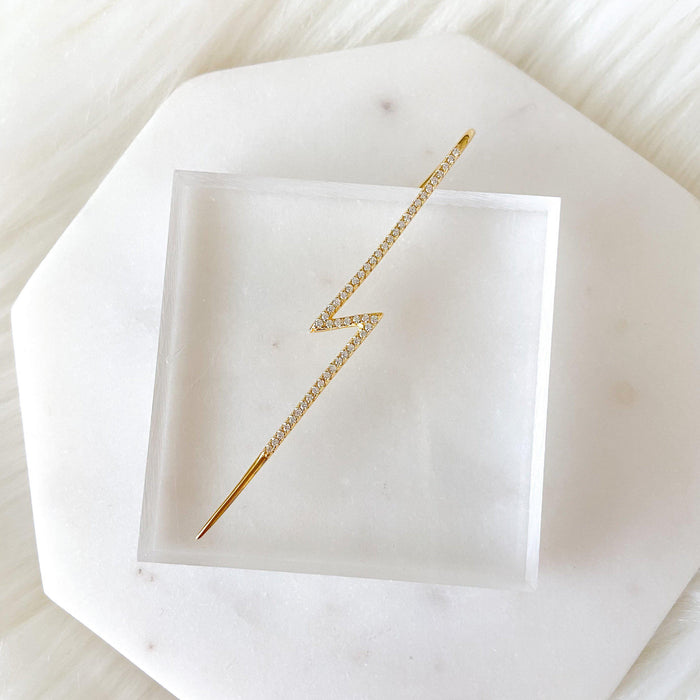 Lightning Ear Hook / Ear Cuff-Earrings-The Songbird Collection