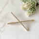 Bobby Pin style X in Gold