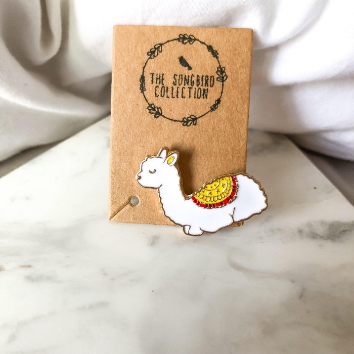 Alpacas and Llamas Enamel Pins - The Songbird Collection 