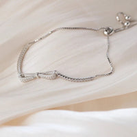 Bowtie Bracelet - 925 Sterling Silver-Bracelets-The Songbird Collection