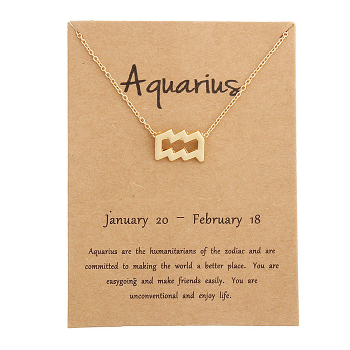 Star Sign Necklace - The Songbird Collection 
