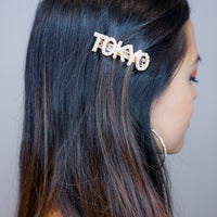 Jet Setter Pearl Hair Barrettes - LAST CHANCE! - The Songbird Collection 