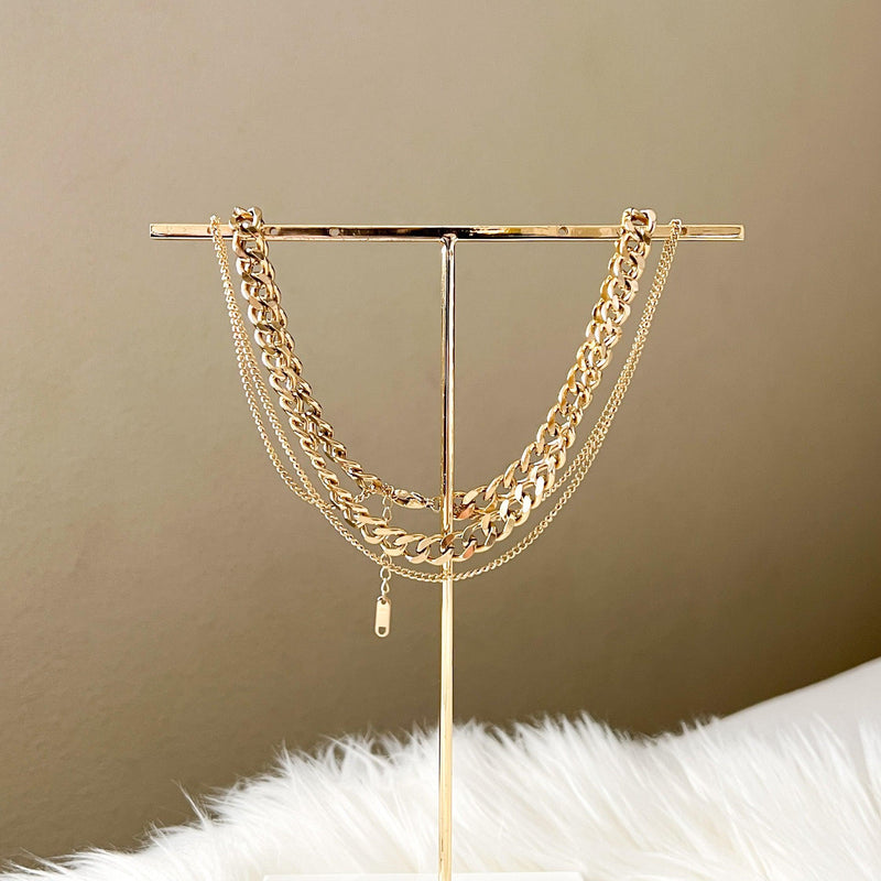 Kara Layered Necklace-Necklaces-The Songbird Collection