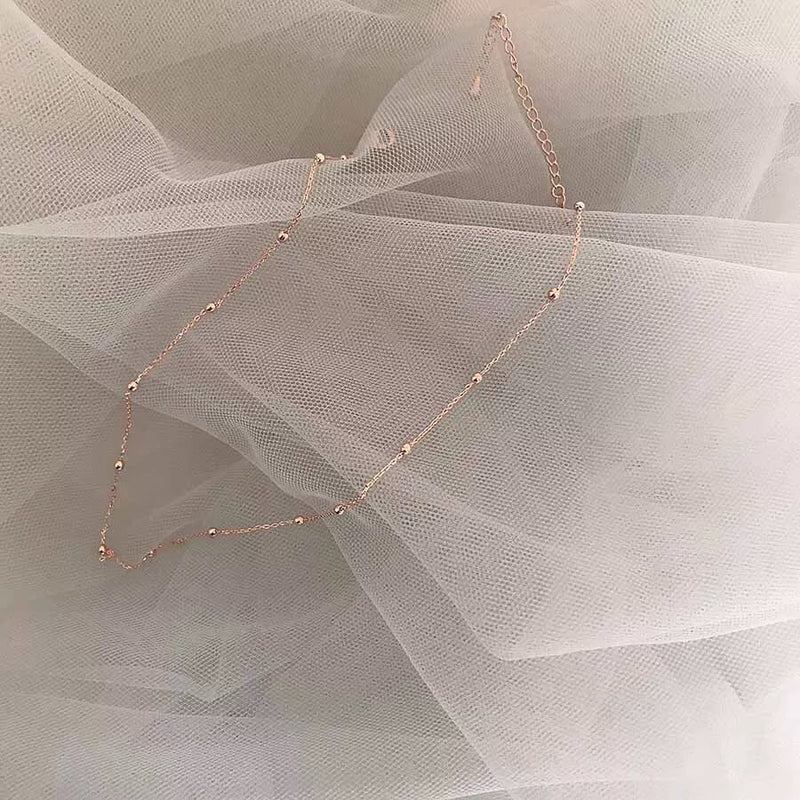 Satellite Beads 925 Sterling Silver Choker - The Songbird Collection 