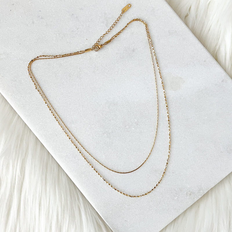 Kellis Layered Necklace-Necklaces-The Songbird Collection