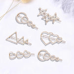 Hair Barrettes with Mini Pearl Beads - 5 Styles! - The Songbird Collection 