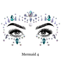 Mermaid Face Gems - 5 Designs! - The Songbird Collection 