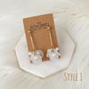 Frosted Floral Earrings - 7 Styles