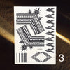 Bohemian Black Temporary Tattoos - 4 Designs! - The Songbird Collection 