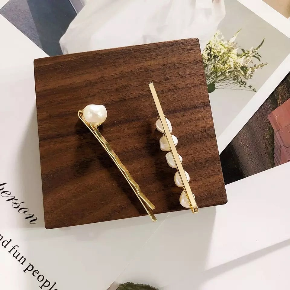 Handmade Freshwater Pearl Hair Pins - LOW STOCK! - The Songbird Collection 