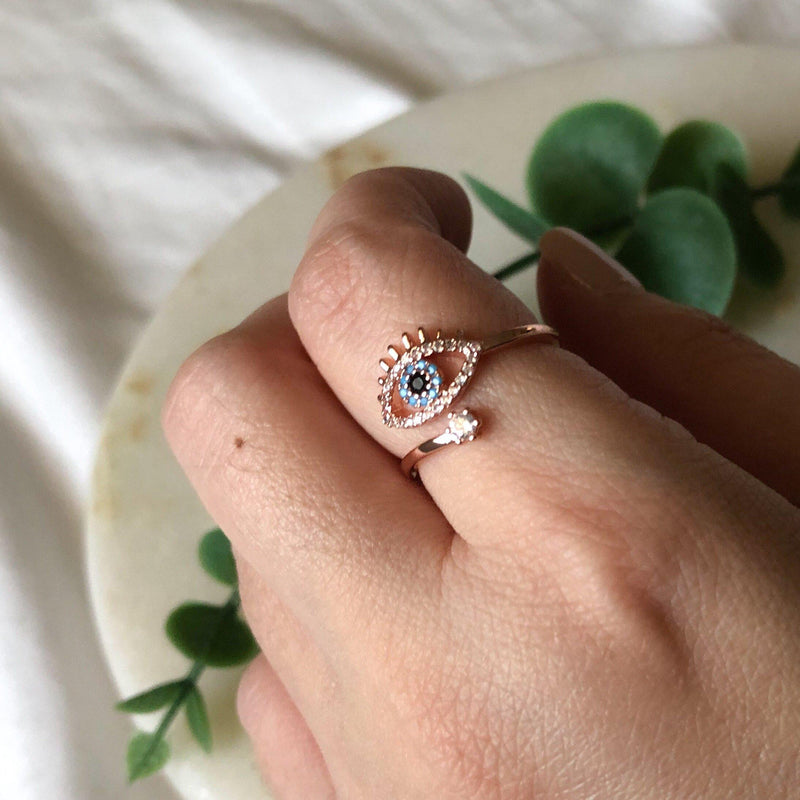 Blue Eye Ring - LOW STOCK!! - The Songbird Collection 