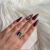 Hana Hammered Ring - 925 Silver-Rings-The Songbird Collection