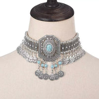 Tara Boho Statement Choker - 4 Colors-Necklaces-The Songbird Collection