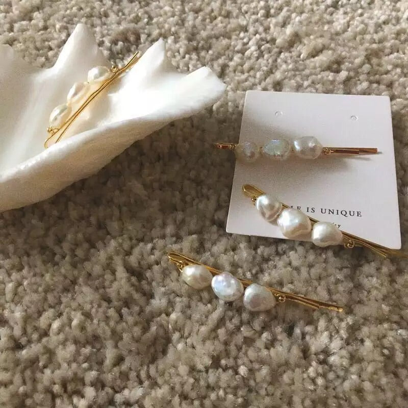 Handmade Freshwater Pearl Hair Pins - LOW STOCK! - The Songbird Collection 