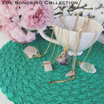 Raw Stone Crystal Necklace - 6 Colors LOW STOCK! - The Songbird Collection 