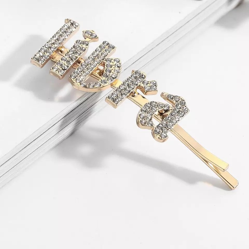 Zodiac Signs + Drippin Glam Savage Hotgirl Rhinestone Hair Pins - The Songbird Collection 