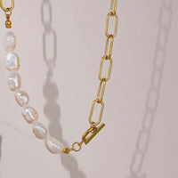 Addison Freshwater Pearl Necklace-Necklaces-The Songbird Collection