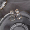 Squared Glass Gem Earrings - Now in SILVER too! - The Songbird Collection 