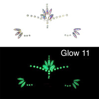 Glow in the Dark Face Gems - 14 NEW Designs for 2020! - The Songbird Collection 