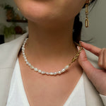 Ashlyn Freshwater Pearl Necklace-Necklaces-The Songbird Collection